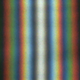 A double-slit diffraction pattern produced by sunlight.